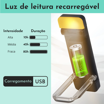 BookClip - Luminária Portátil para Leitura